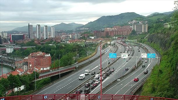 A8 a su paso por Bilbao