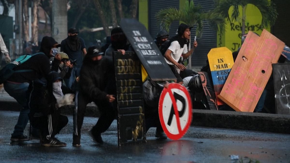 Disturbios en Colombia