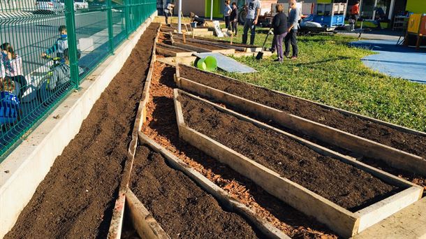 Proyectos de huertos de la Red de semilas de Euskal Herria en Arroa Beheko de Zestoa