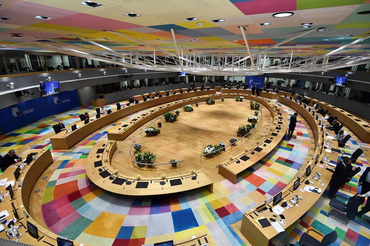 La reunión del Consejo Europeo.