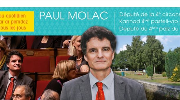 Paul Molac: ''Konstituzioa aldatzera goaz; hizkuntzaren tabua hautsi dugu''
