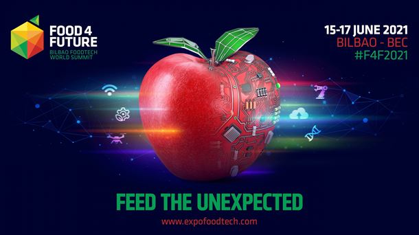 Cartel del Food 4 Future World Summit que se celebrará en el BEC