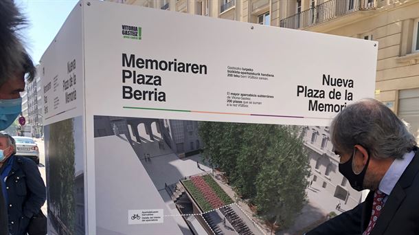 Así será la plaza de la Memoria, entre Correos y el antiguo Banco de España