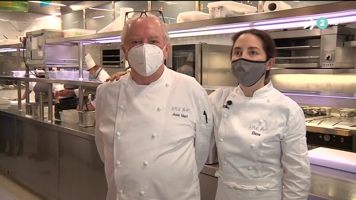 Juan Mari y Elena Arzak.