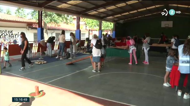 Niños y niñas, en el Ibilaldi