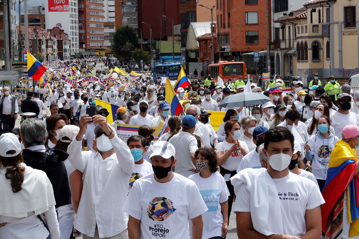 Manifestazioa Bogotan