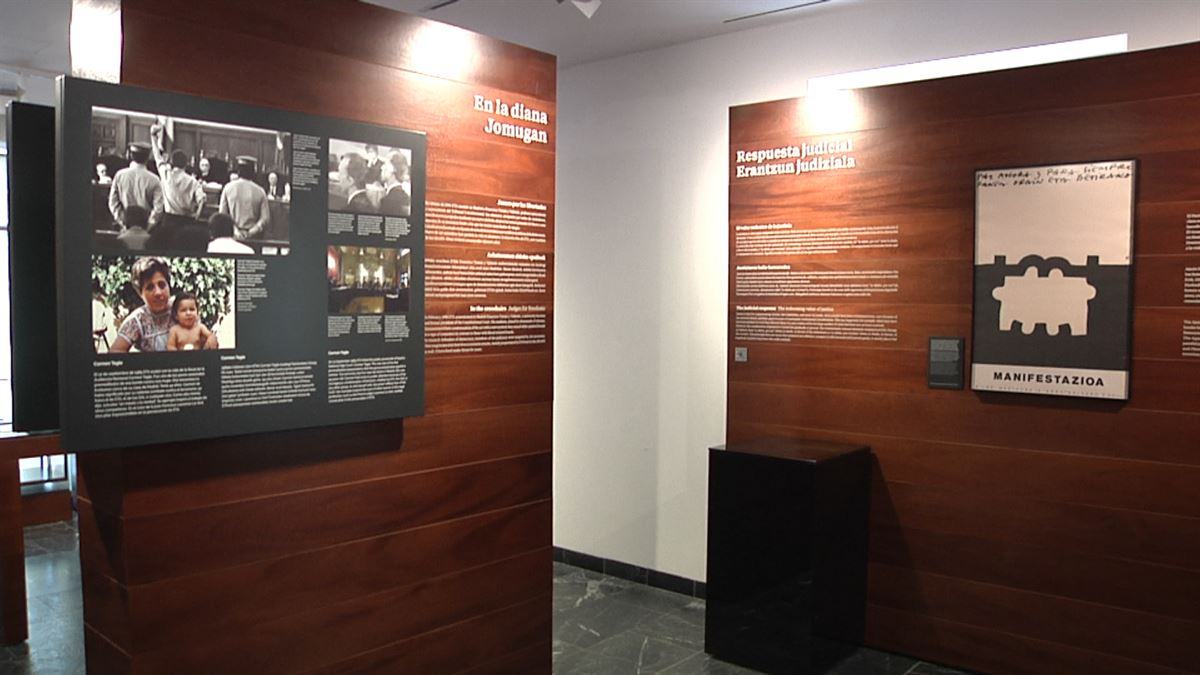 Imagen de la exposición permanente del Centro Memorial de las Víctimas del Terrorismo. 