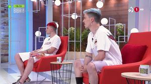 Iker Villa y Aritz Mendiola, de STR, esta noche en Udak Dakarrena