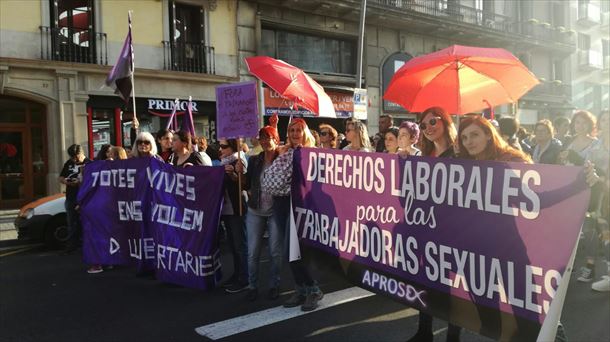 Sexu langileen manifestazioa. Argazkia: OTRAS