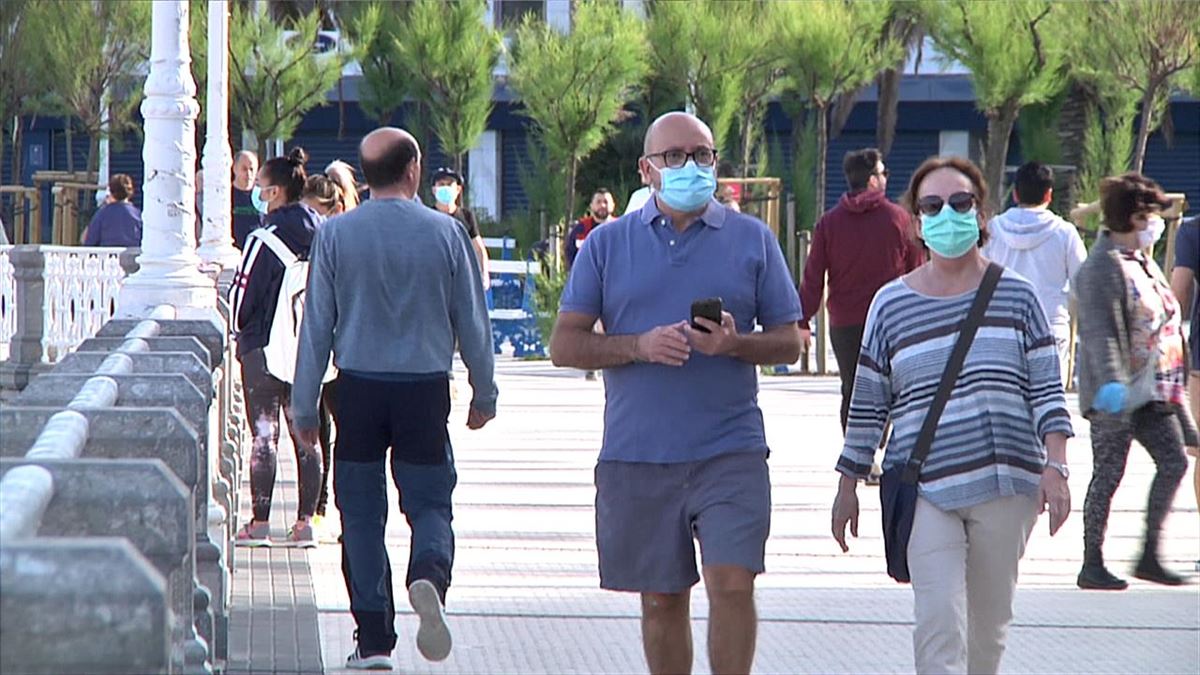 Pandemia en Euskadi. Imagen: EITB Media