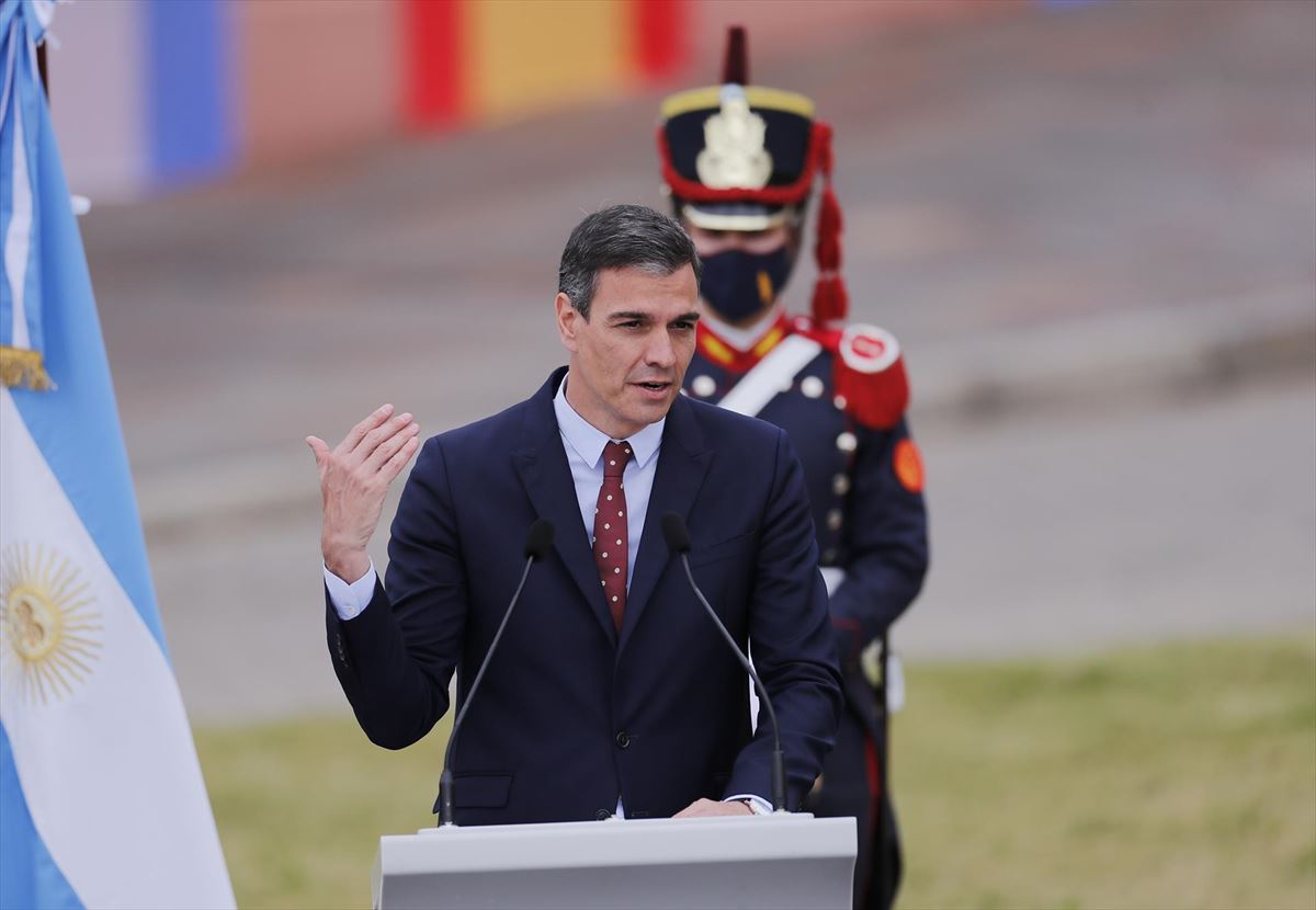 Pedro Sanchez Espainiako Gobernuko presidentea. Argazkia: Efe