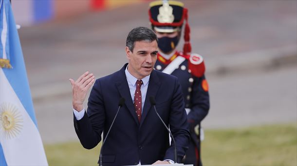 Pedro Sanchez Espainiako Gobernuko presidentea. Argazkia: Efe