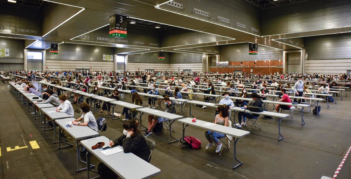 El BEC acogió los exámenes para el Acceso a la Universidad (EBAU) en 2021