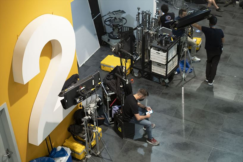 Rodaje de la serie "Intimidad" en EITB.