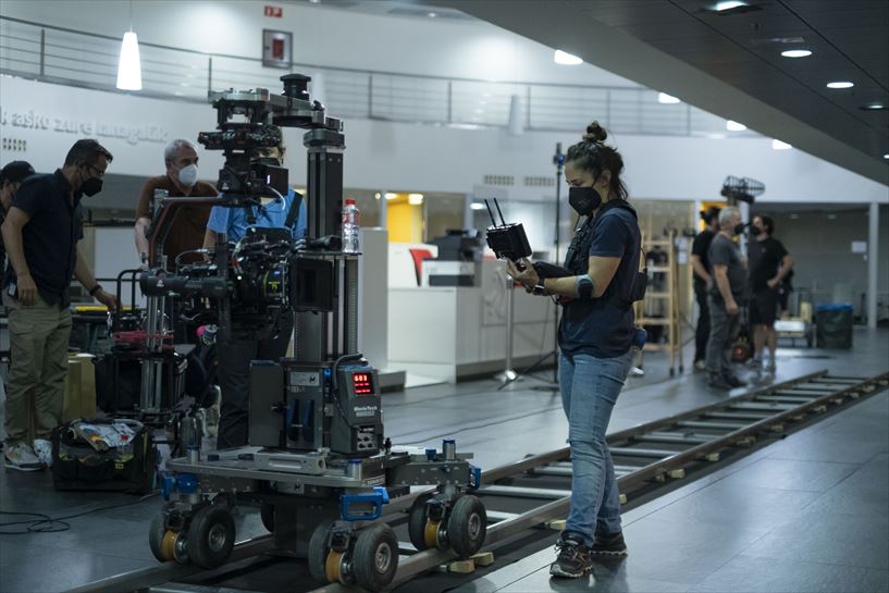 Rodaje de la serie "Intimidad" en EITB.