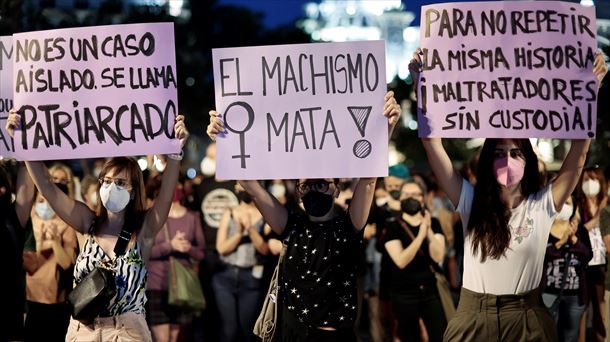 Una concentración feminista. 