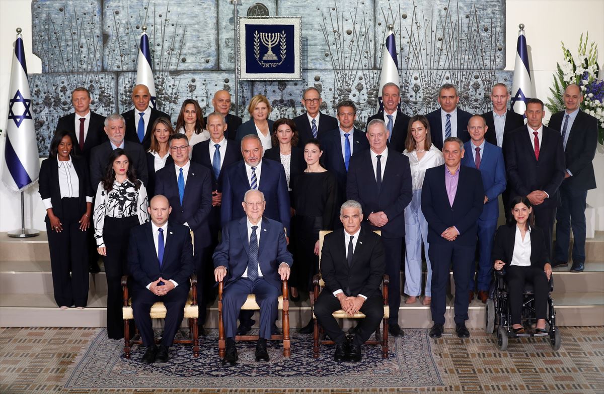Nuevo gobierno de Israel. Foto: EFE