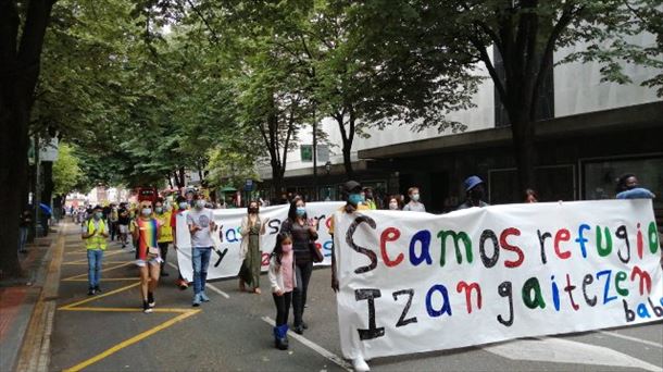 Manifestación en Bilbao.