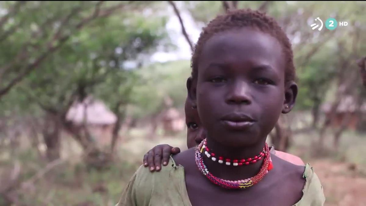 Una niña keniata