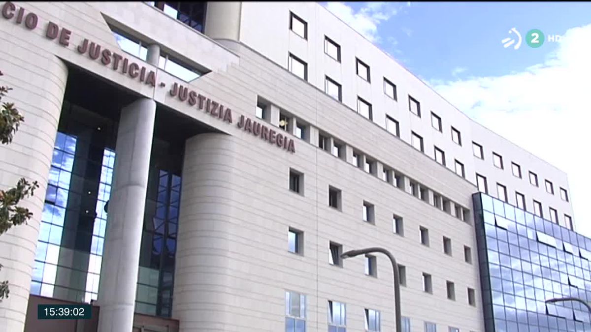 El Palacio de Justicia de Pamplona. Imagen obtenida de un vídeo de EITB Media.