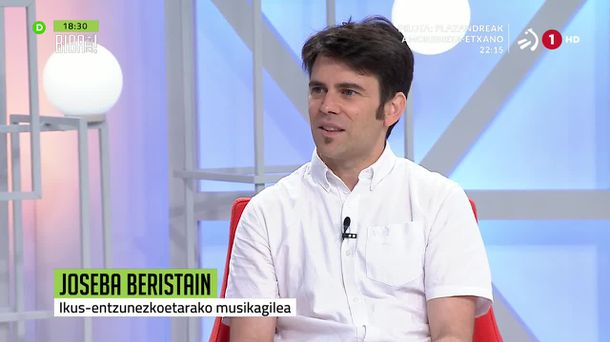 Joseba Beristain: 'Animazioan dena sortu behar da eta ni joaten naiz prozesu dena ikusten'