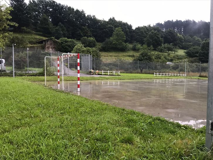 Campo de fútbol del centro de justicia juvenil Berriztu de Areatza