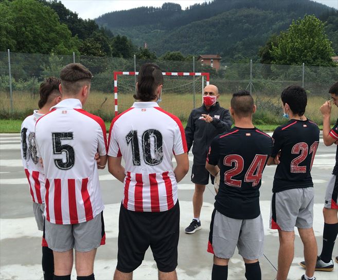 Fundación Athletic Club en el centro de justicia juvenil de Areatza