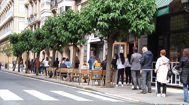 Prueba PCR en Donostia-San Sebastián. Foto: EiTB