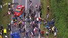 La segunda gran caída de la 1ª etapa del Tour de Francia