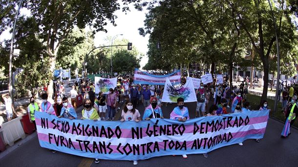 Harrotasun Kritikoaren manifestazioa, atzo, Madrilen.