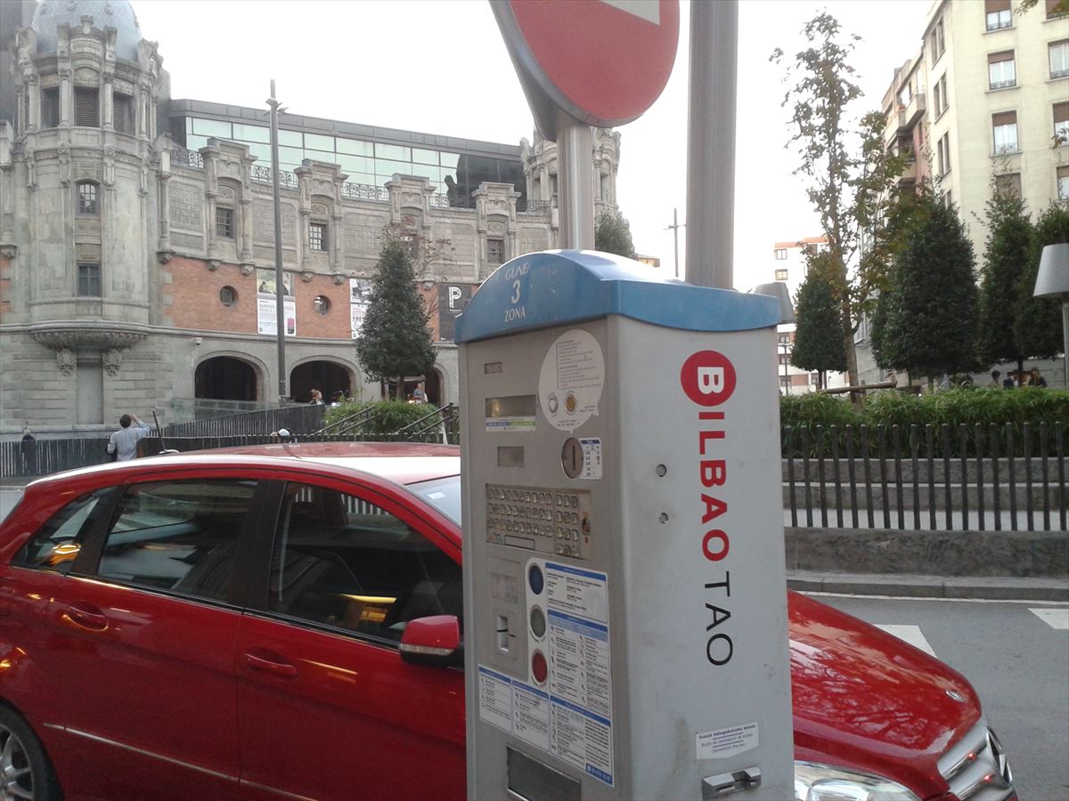 Una máquina de la OTA en Bilbao. Foto: Ayuntamiento de Bilbao.