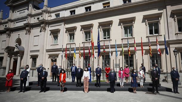 'Foto de familia' previa a la reunión del pasado 30 de junio. 