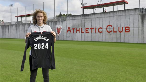 La nueva portera del Athletic, Mariasun Quiñones