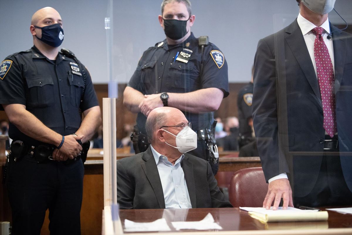 El director financiero de la Organización Trump, Allen Weisselberg, durante el juicio
