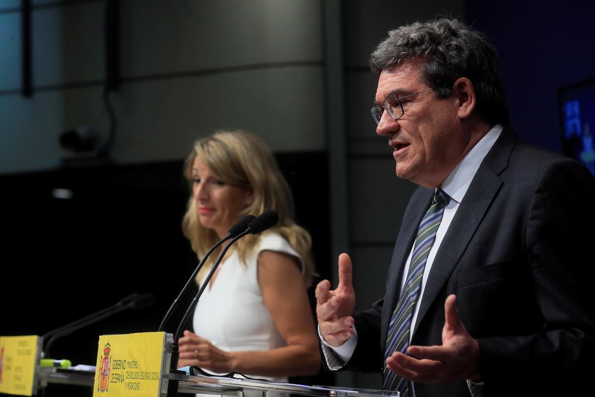 El ministro de Inclusión, Seguridad Social y Migraciones, José Luis Escrivá. Foto: EFE