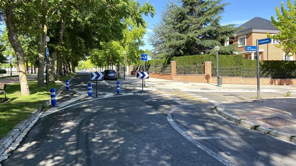 Paseo del Santo cortado