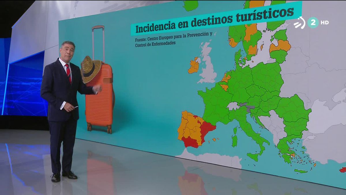 Tasa de incidencia en Europa. Imagen: EITB Media