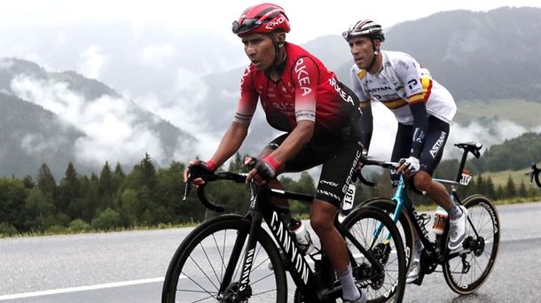 El santurtziarra Omar Fraile en el pasado Tour de Francia. Imagen de archivo: EiTB Media