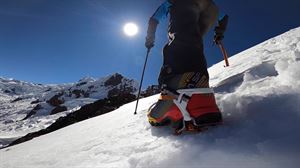 Los hermanos Pou, aclimatándose en la Cordillera Blanca 