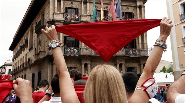 San Fermin jaiak bi urtez bertan behera egon dira koronabirusagatik. Argazkia: EFE.