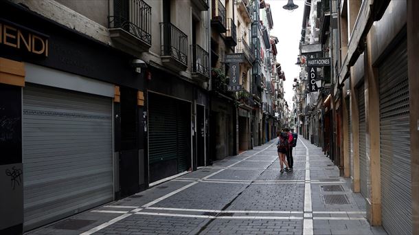 Iruñea San Fermin egunean. Argazkia: EFE.