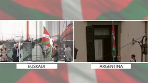 Cien años desde que la ikurriña ondeó en el Centro Laurak Bat de Buenos Aires