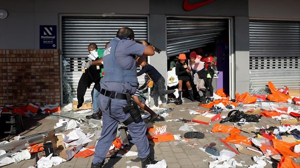 Incidentes en Sudáfrica