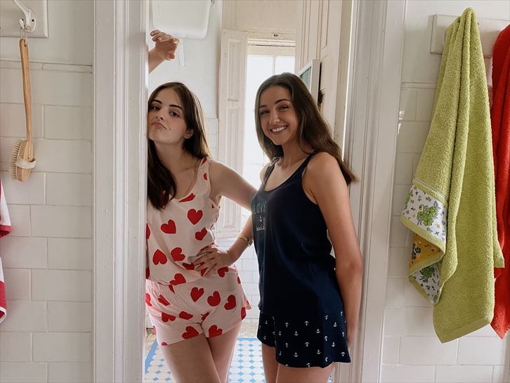 (Maddi) Dánae Riaño eta (Enara) Aitziber Errazkin