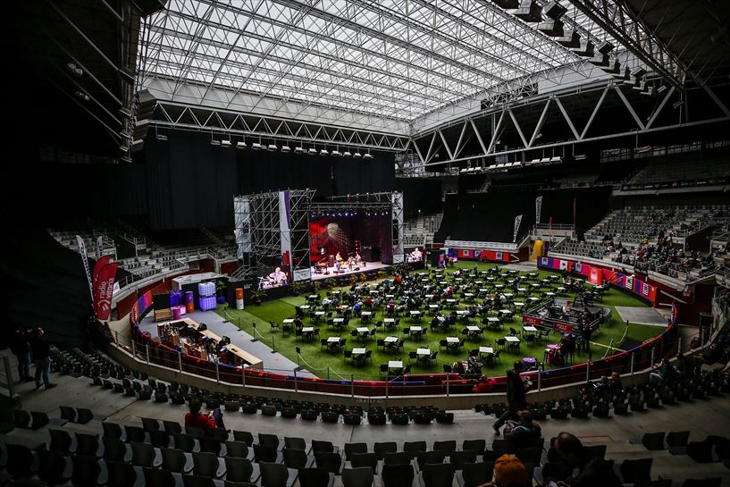 Festival de Jazz de ViG, 14 de julio.  Concierto  Atlantic Bridge - Iradier Arena. Foto: EITB Media