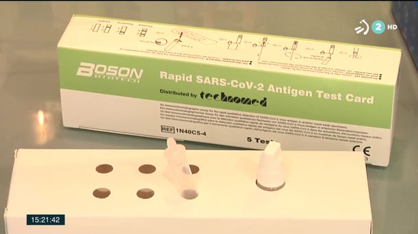 Test de antígenos, a la venta mañana en farmacias