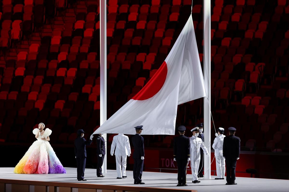 Tokioko Olinpiar Jokoen inaugurazio ekitaldia (EFE)