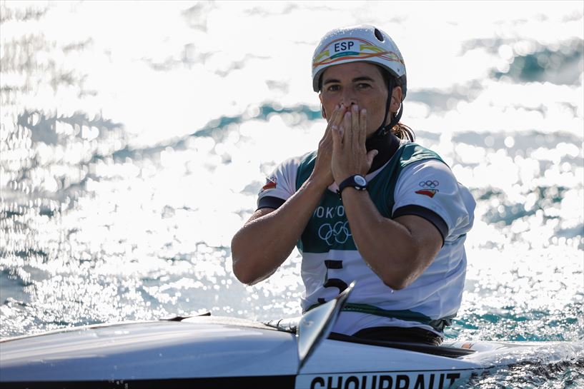 Maialen Chourraut bigarren sailkatu da finalean, 106.63ko denborarekin. Argazkia: EFE