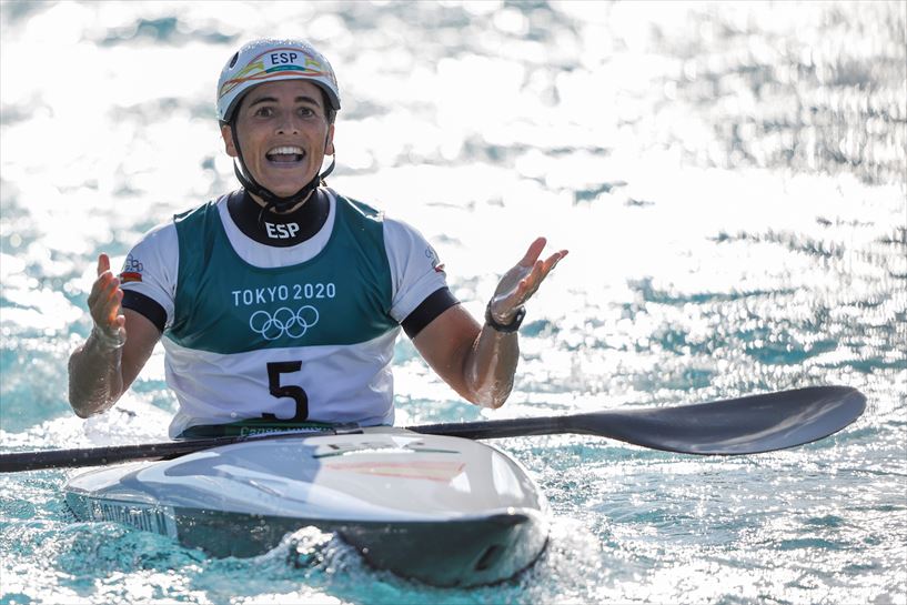 Maialen Chourraut bigarren sailkatu da finalean, 106.63ko denborarekin. Argazkia: EFE