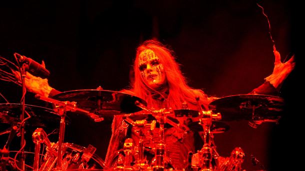 Joey Jordison, en directo con Slipknot
